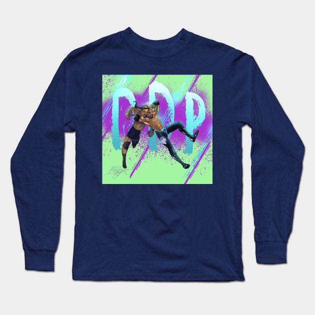 DDP DIAMOND CUTTER Long Sleeve T-Shirt by Triple R Art